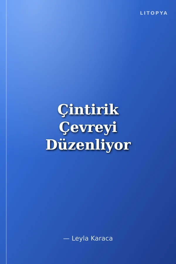 Çintirik Çevreyi Düzenliyor