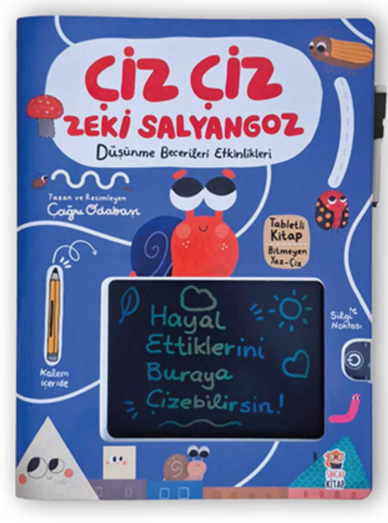 Çiz Çiz Zeki Salyangoz - Düşünme Becerileri Etkinlikleri