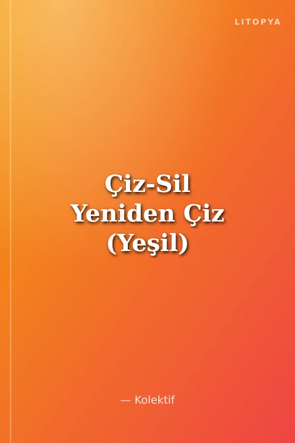 Çiz-Sil Yeniden Çiz (Yeşil)