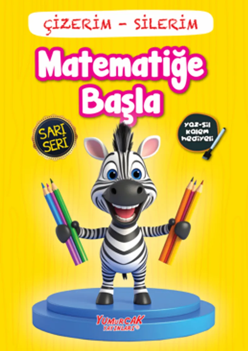 Çizerim Silerim &ndash; Matematiğe Başla / Okul Öncesi Aktivite Kitapları
