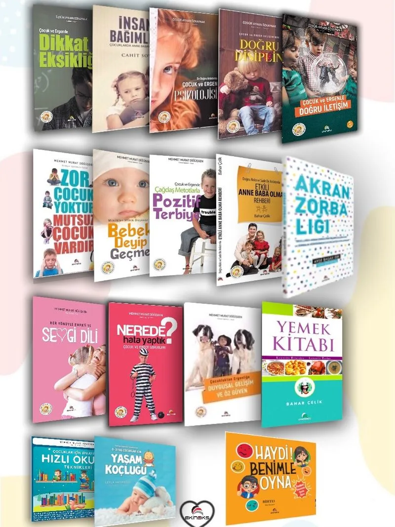 Çocuk Gelişimi ve Eğitimi Seti (17 Kitap)