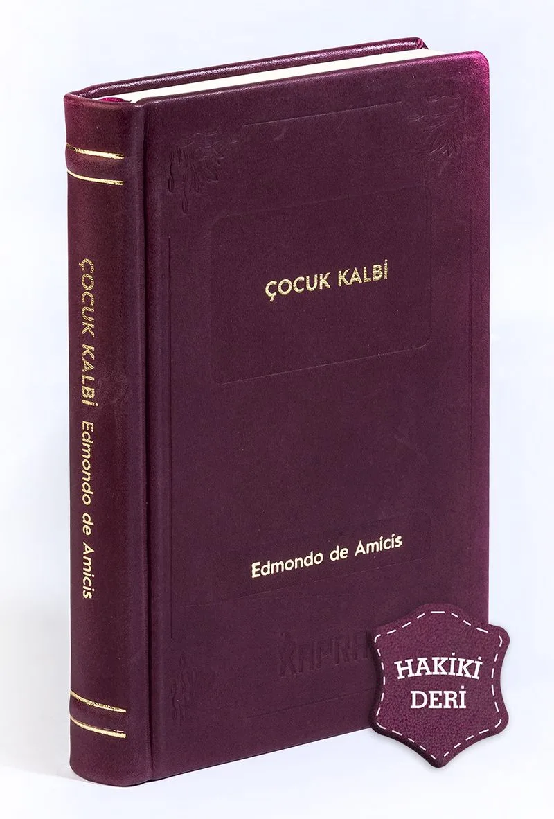 Çocuk Kalbi (Hakiki Deri, Ciltli, İplik Dikişli)