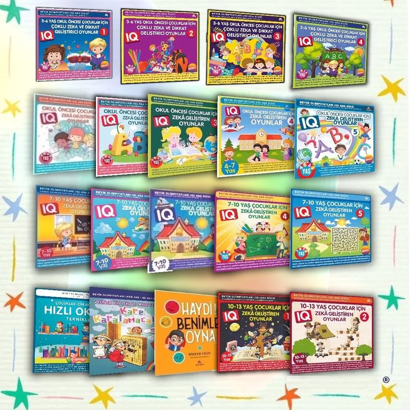 Çocuklar İçin Çoklu Zeka Seti (19 Kitap)