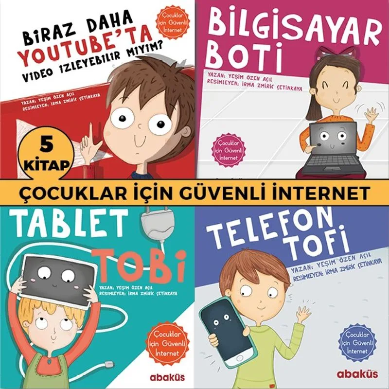 Çocuklar İçin Güvenli İnternet (5 Kitap)