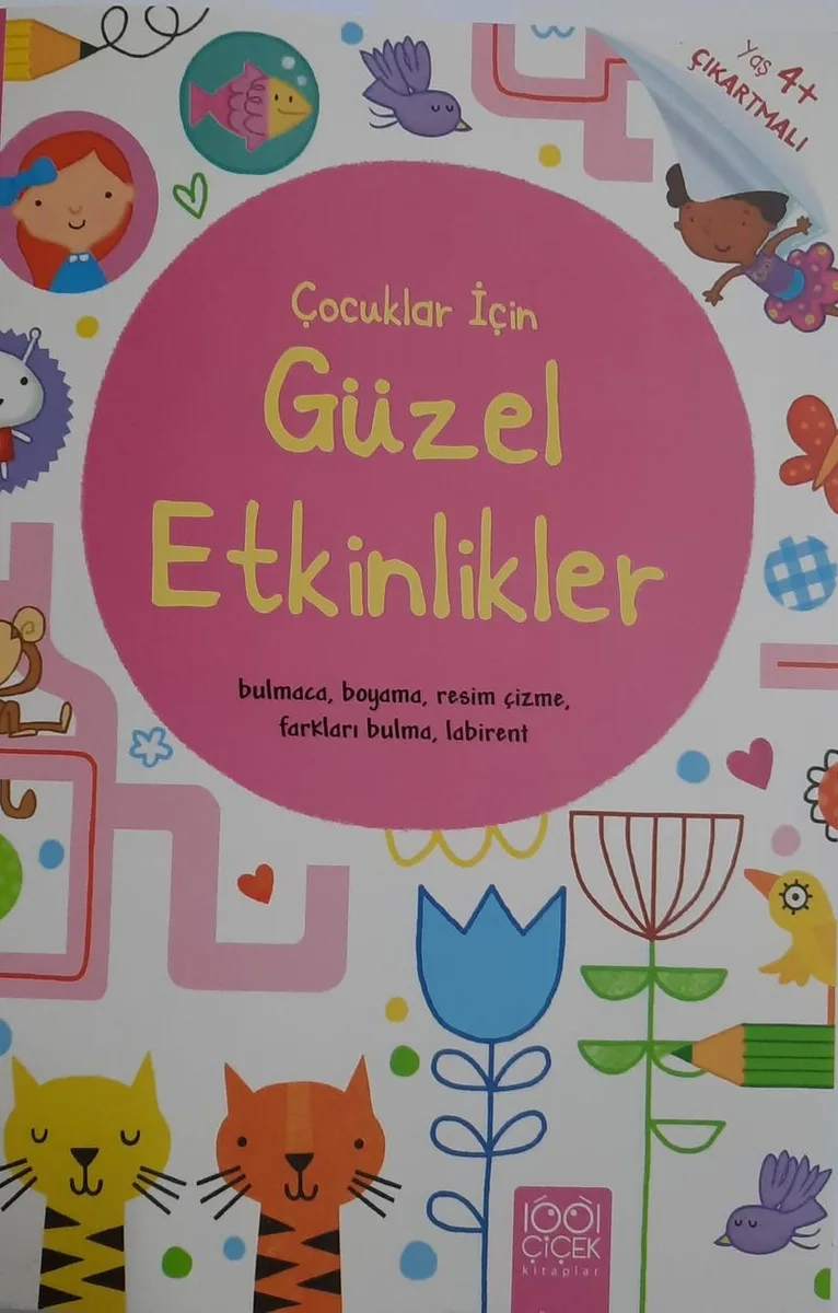Çocuklar İçin Güzel Etkinlikler (Çıkartmalı)