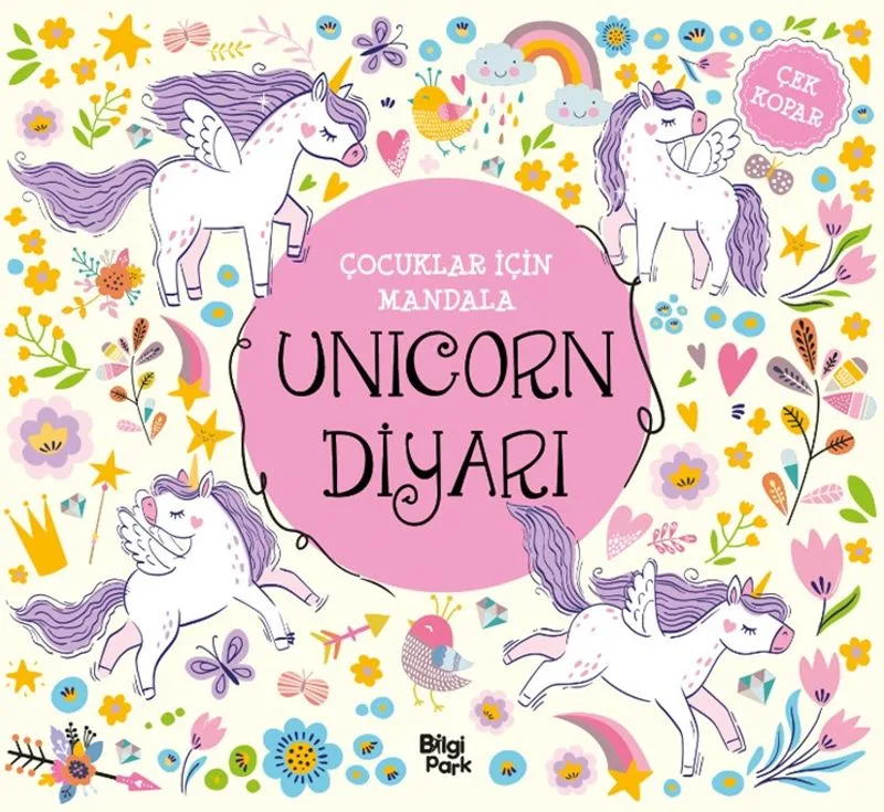 Çocuklar İçin Mandala / Unicorn Diyarı