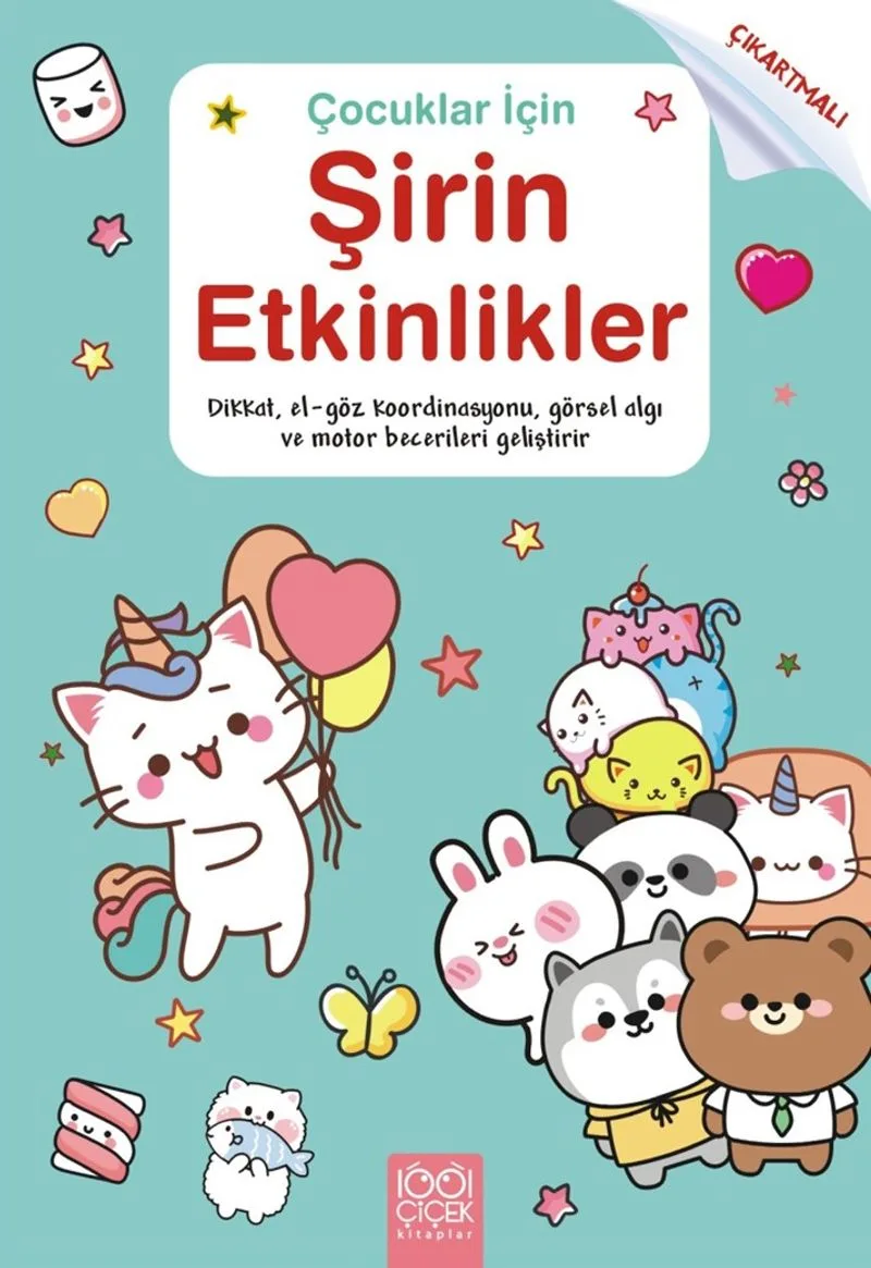 Çocuklar için Şirin Etkinlikler / Çıkartmalı