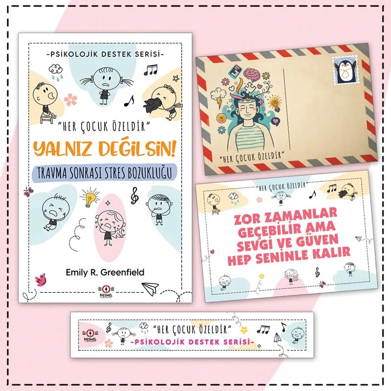 Çocuklarda Travma Sonrası Stres Bozukluğu - Kartpostal ve Ayraç