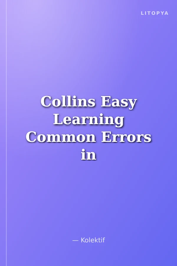 Collins Easy Learning Common Errors in English