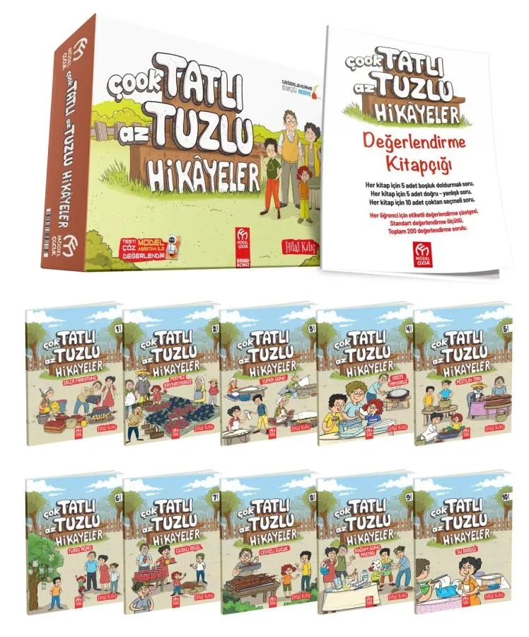 Çook Tatlı Az Tuzlu Hikayeler (10 Kitap Takım)