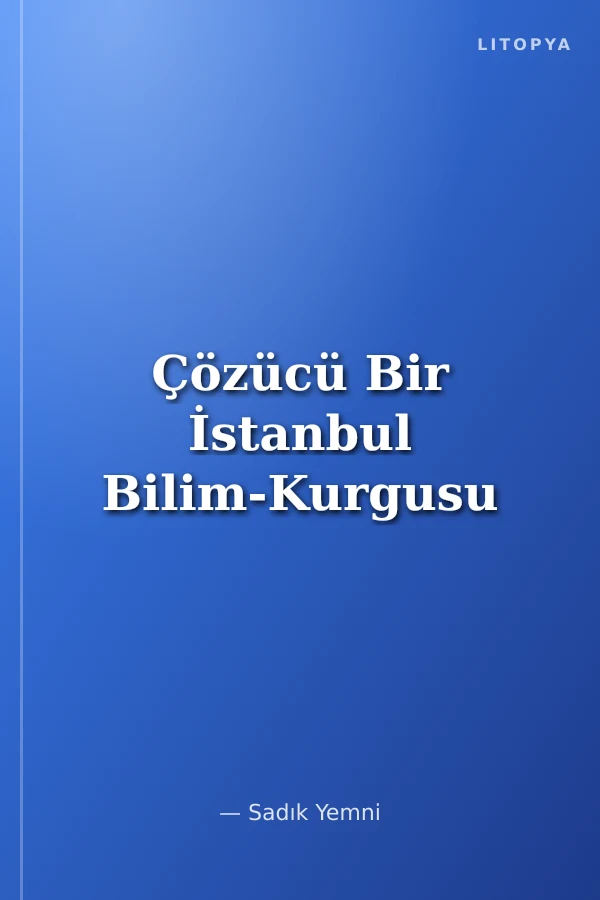 Çözücü Bir İstanbul Bilim-Kurgusu