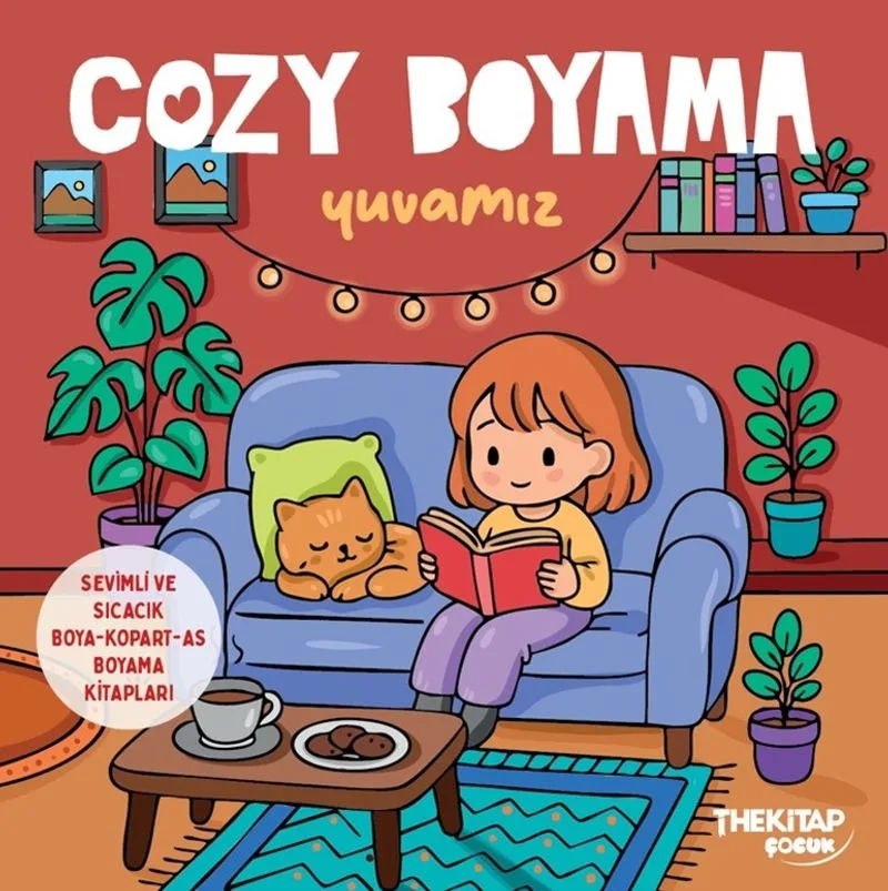 Cozy Boyama / Yuvamız (Boya - Kopart - As Boyama Kitapları)