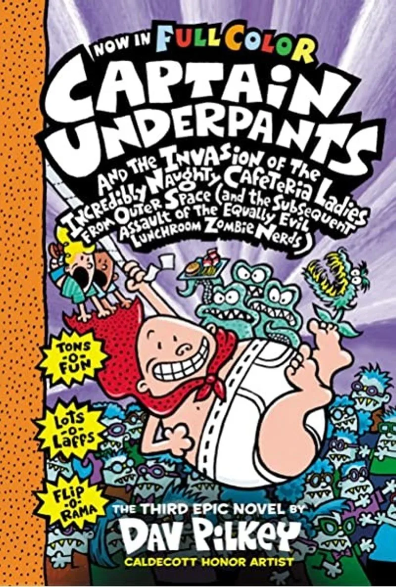 CU the Invasion of the Incredibly Naughty Cafeteria Ladies From Outer Space: Color Edition (Captain Underpants #3)