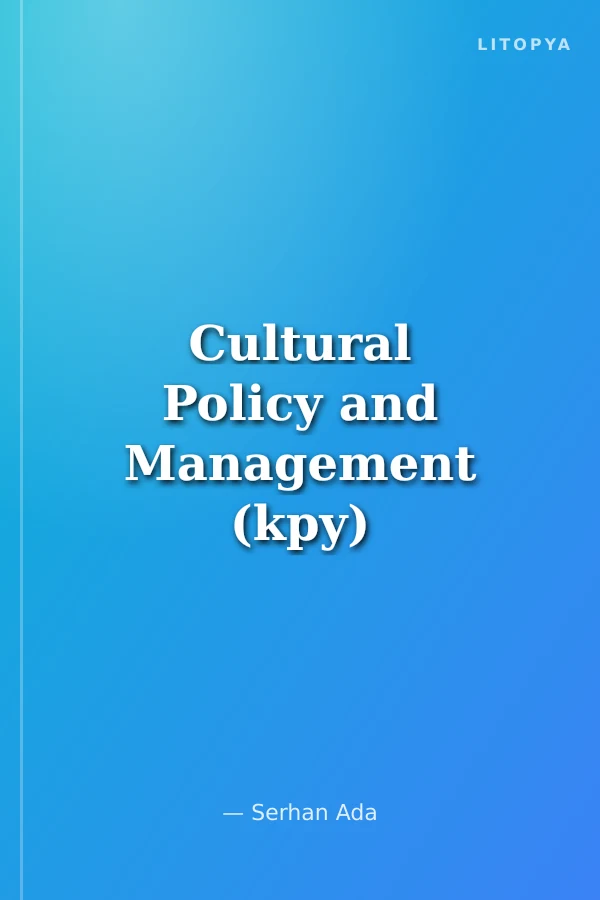 Cultural Policy and Management (kpy) Yearbook 2010