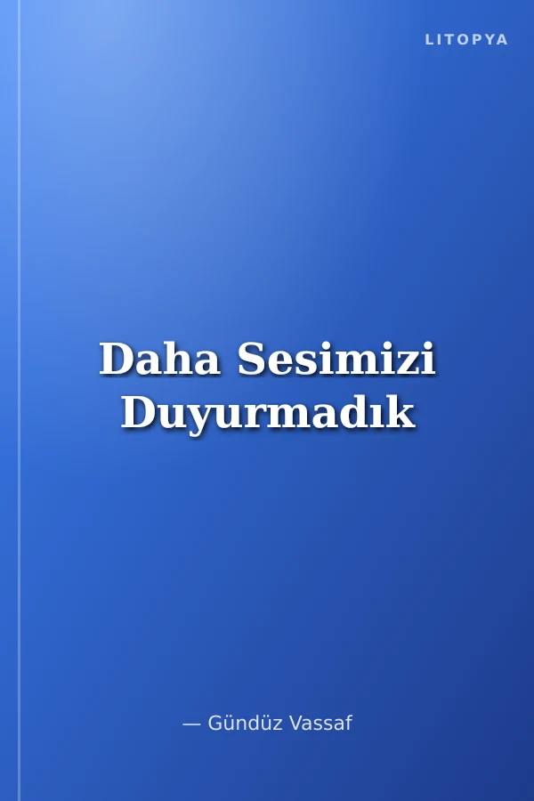 Daha Sesimizi Duyurmadık