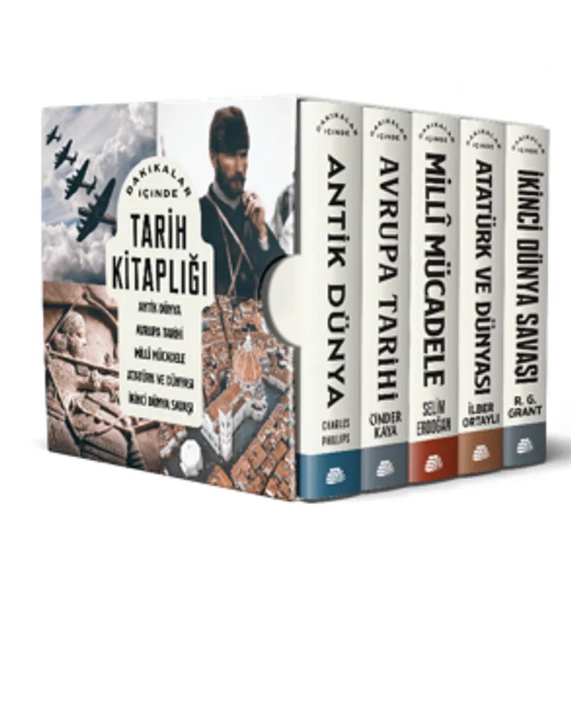 Dakikalar İçinde Tarih Kitaplığı (Kutulu Set 5 Kitap)
