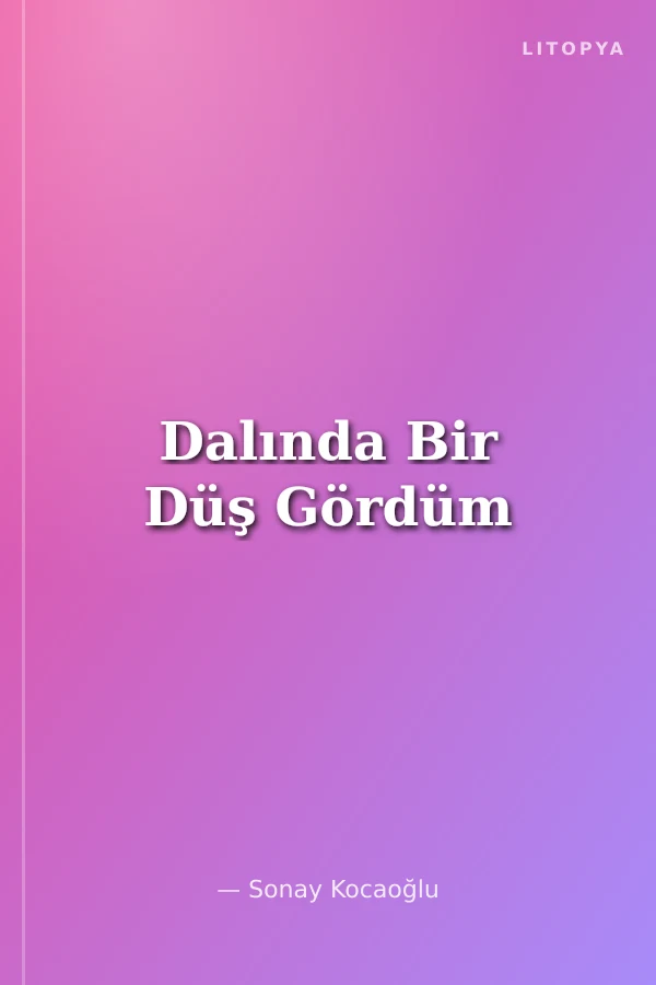 Dalında Bir Düş Gördüm