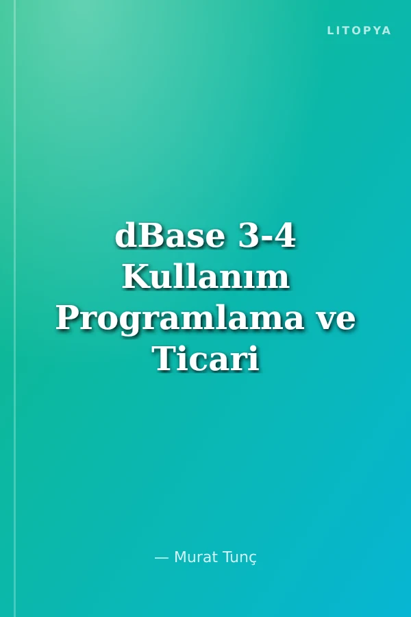 dBase 3-4 Kullanım Programlama ve Ticari Uygulamalar
