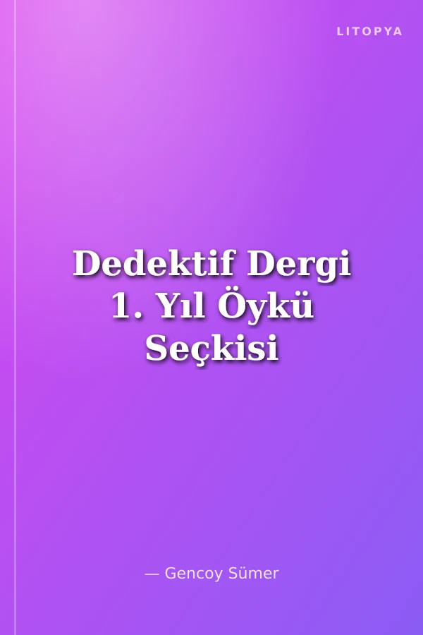Dedektif Dergi 1. Yıl Öykü Seçkisi