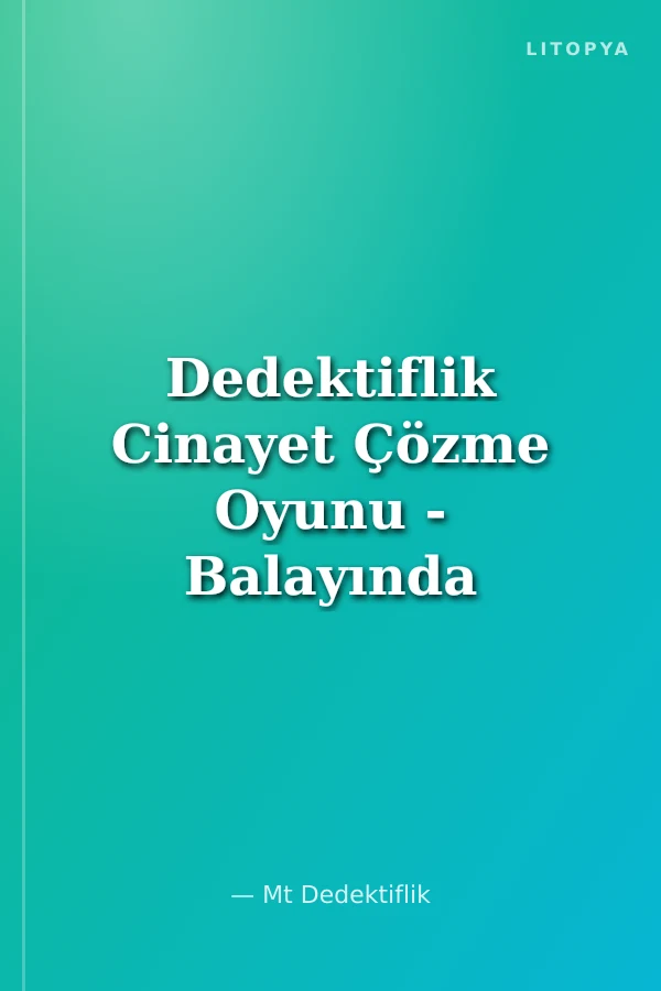 Dedektiflik Cinayet Çözme Oyunu - Balayında Cinayet