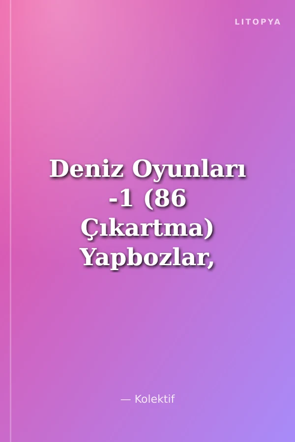 Deniz Oyunları -1 (86 Çıkartma) Yapbozlar, Oyunlar, Sihirli Faaliyetler