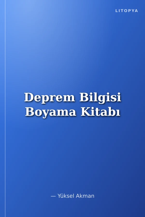 Deprem Bilgisi Boyama Kitabı