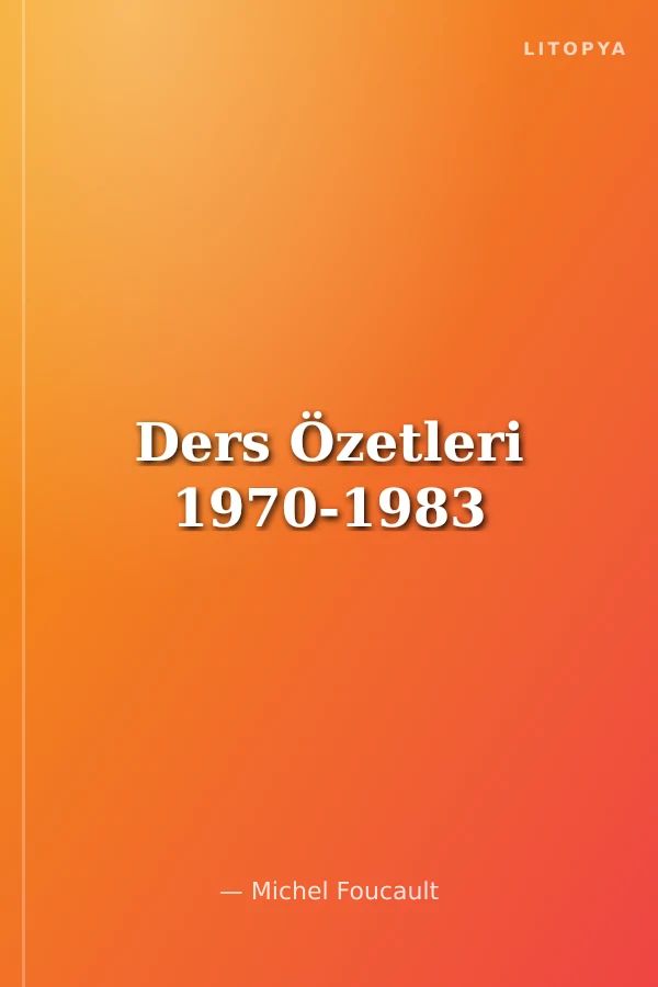 Ders Özetleri 1970-1983