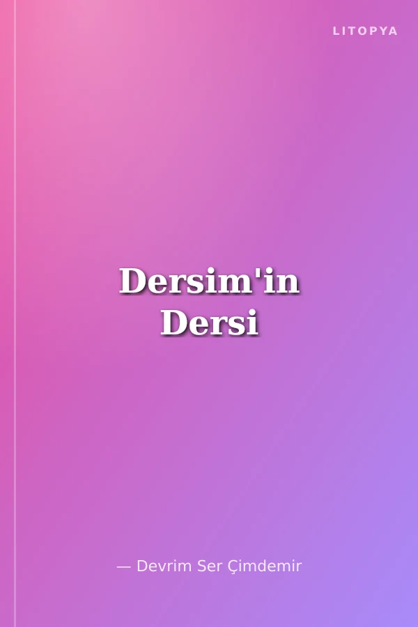 Dersim'in Dersi