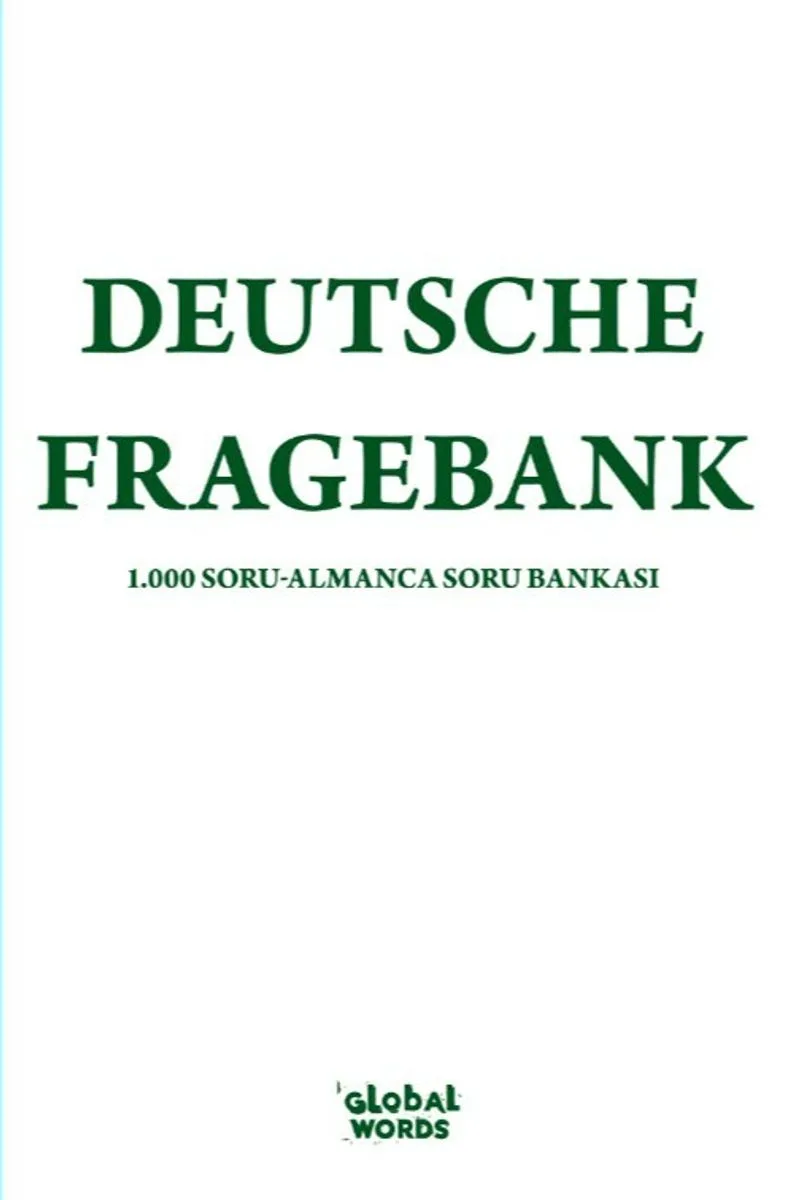 Deutsche Fragebank 1.000 Soru Almanca Soru Bankası