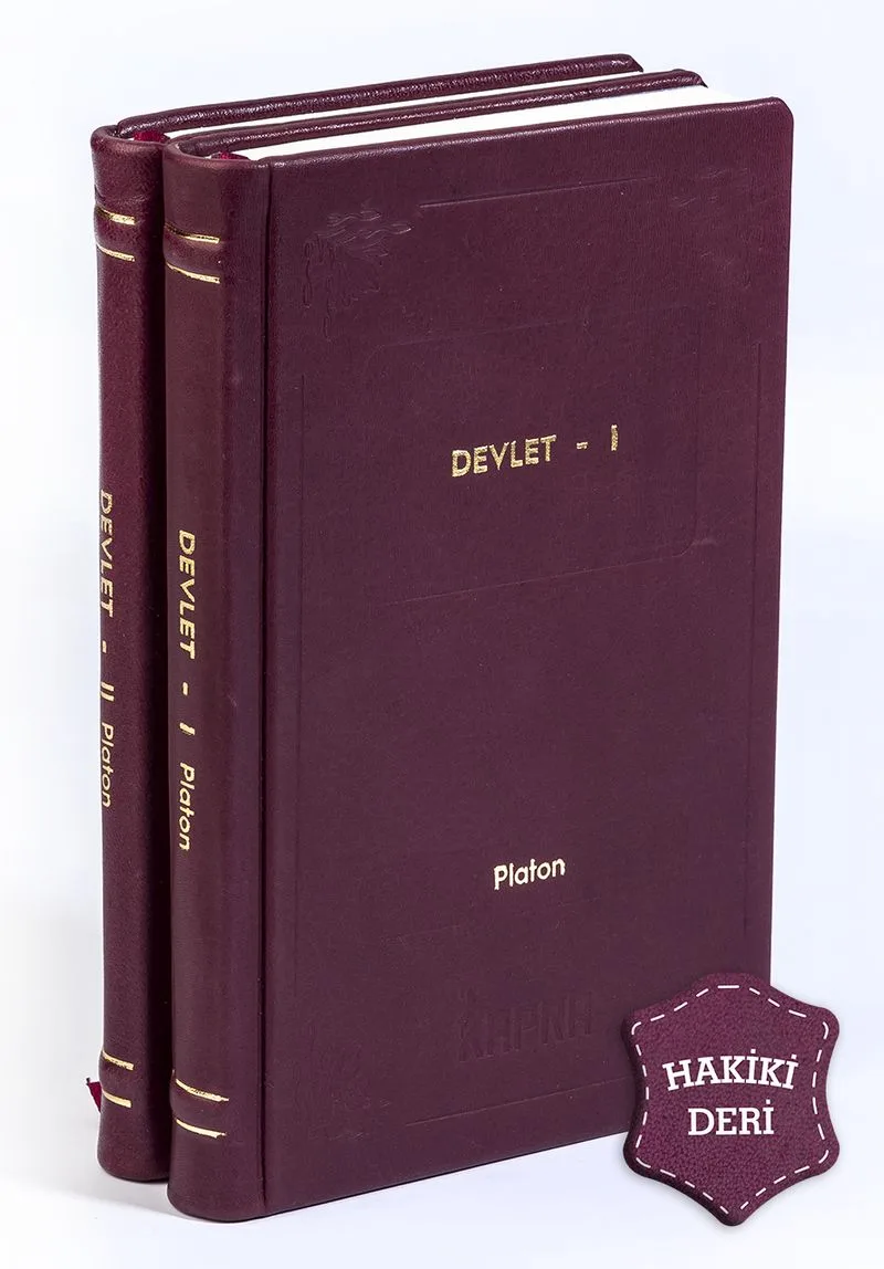 Devlet (2 Cilt Takım) (Hakiki Deri, Ciltli, İplik Dikişli)