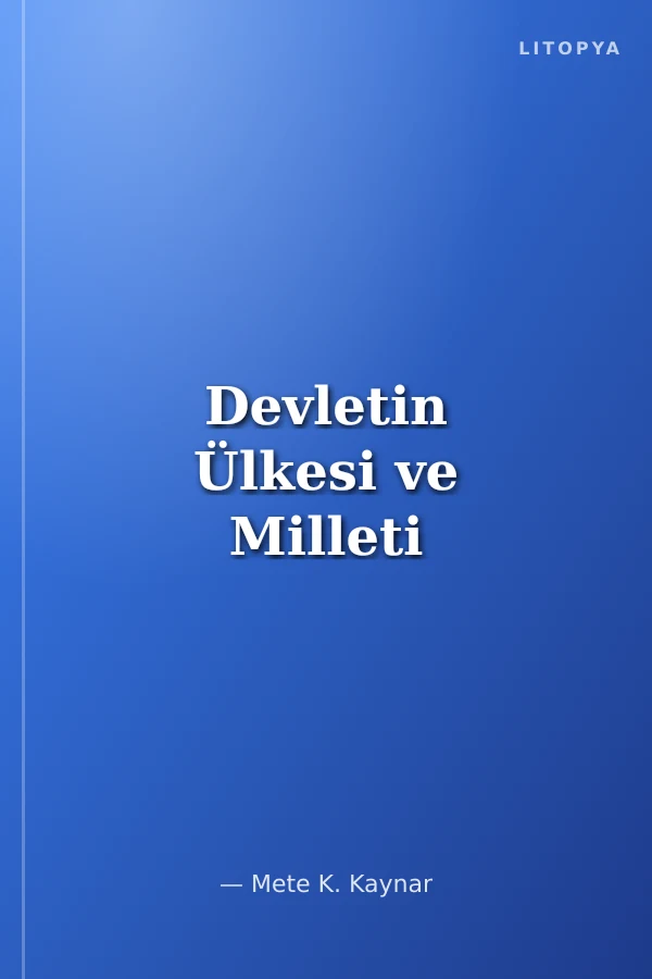 Devletin Ülkesi ve Milleti