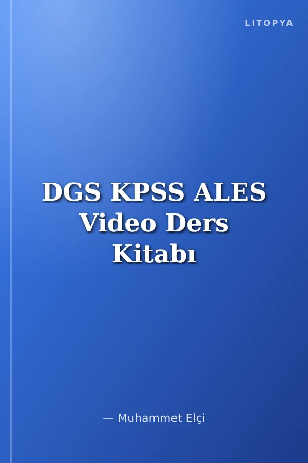 DGS KPSS ALES Video Ders Kitabı