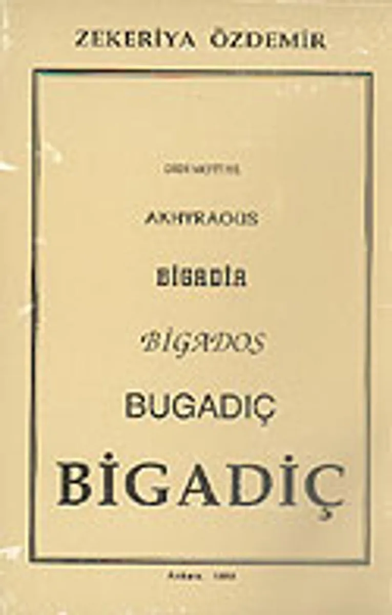 Didi Moti He, Akhyraous, Bigadia, Bigados, Bugadıç, Bigadiç 6-H-23