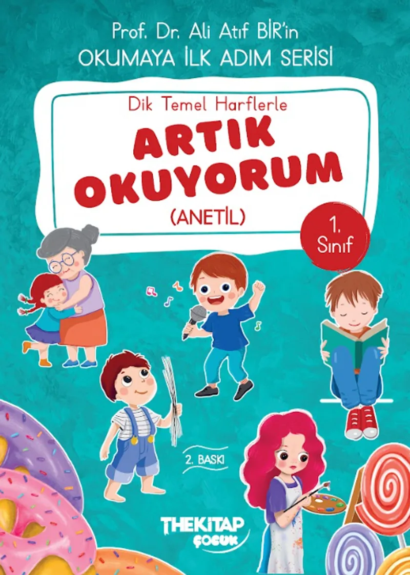 Dik Temel Harflerle Artık Okuyorum (Anetil) (10 Kitap)
