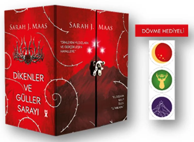 Dikenler ve Güller Sarayı Kutulu Set (Dövme Hediyeli)