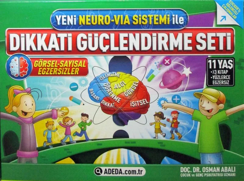 Dikkati Güçlendirme Seti (5. Sınıf) 11 Yaş (3 Kitap Takım)