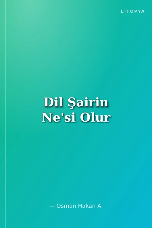 Dil Şairin Ne'si Olur