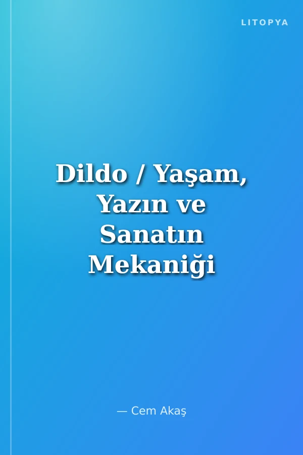 Dildo / Yaşam, Yazın ve Sanatın Mekaniği
