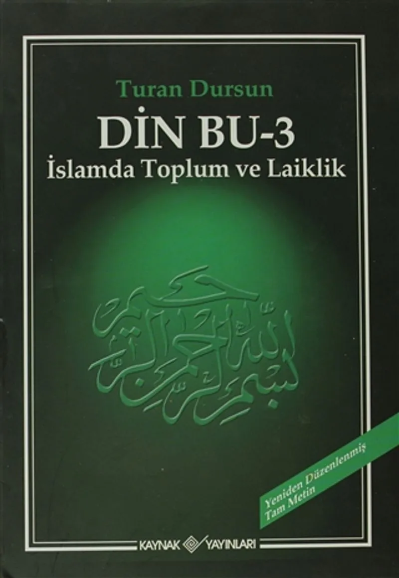 Din Bu-3 İslamda Toplum ve Laiklik