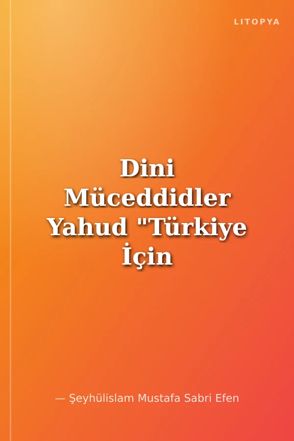 Dini Müceddidler Yahud "Türkiye İçin Necat ve İtila Yolları"nda Bir Rehber