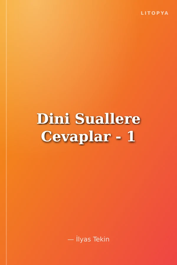 Dini Suallere Cevaplar - 1