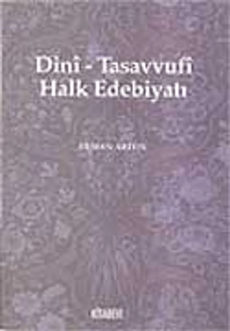 Dini-Tasavvufi Halk Edebiyatı