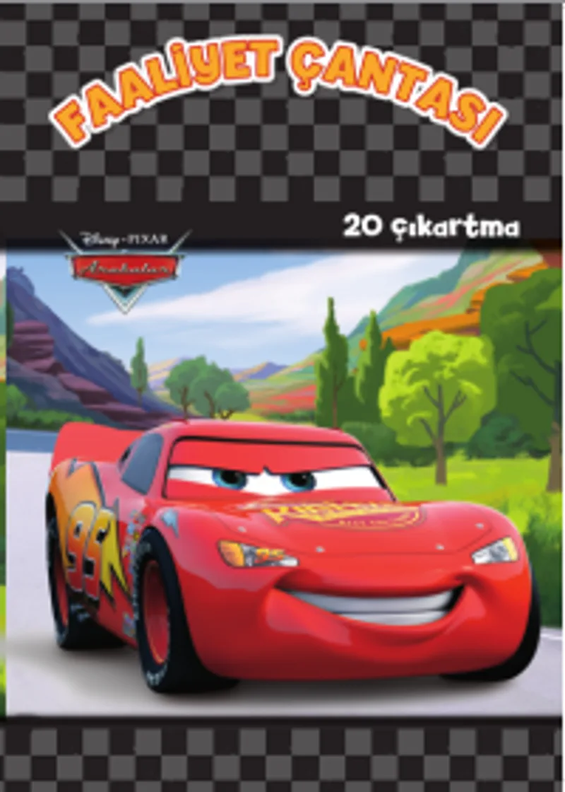 Disney Arabalar Faaliyet Çantası (20 Çıkartma)