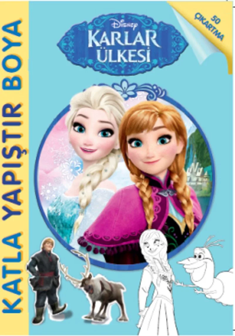 Disney Karlar Ülkesi Katla Yapıştır Boya