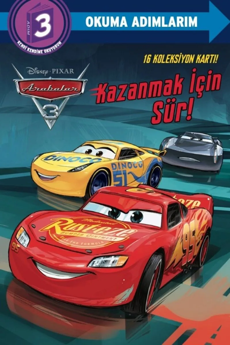 Disney Okuma Adımlarım - 3. Adım - Arabalar 3 - Kazanmak İçin Sür!