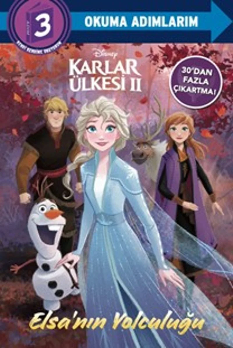 Disney Okuma Adımlarım - 3. Adım - Karlar Ülkesi - Elsa'nın Yolculuğu