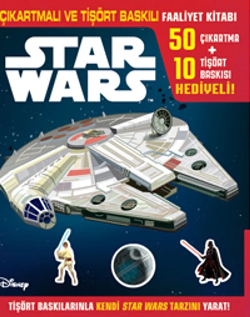 Disney Star Wars &ndash; Çıkartmalı ve Tişört Baskılı Faaliyet Kitabı