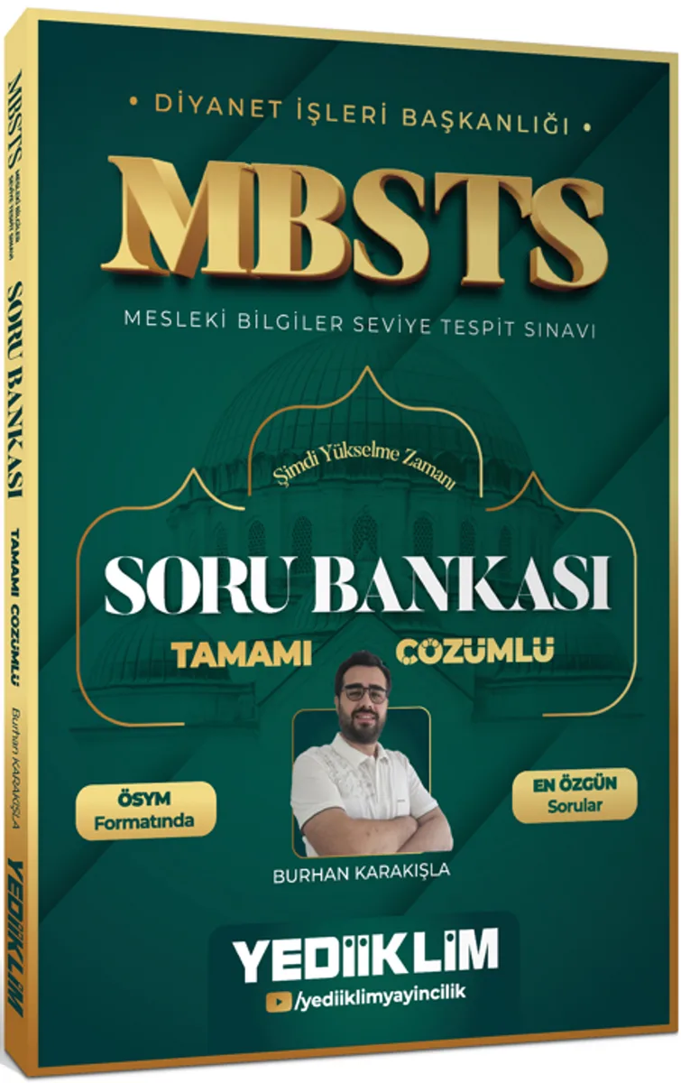 Diyanet İşleri Başkanlığı MBSTS Tamamı Çözümlü Soru Bankası