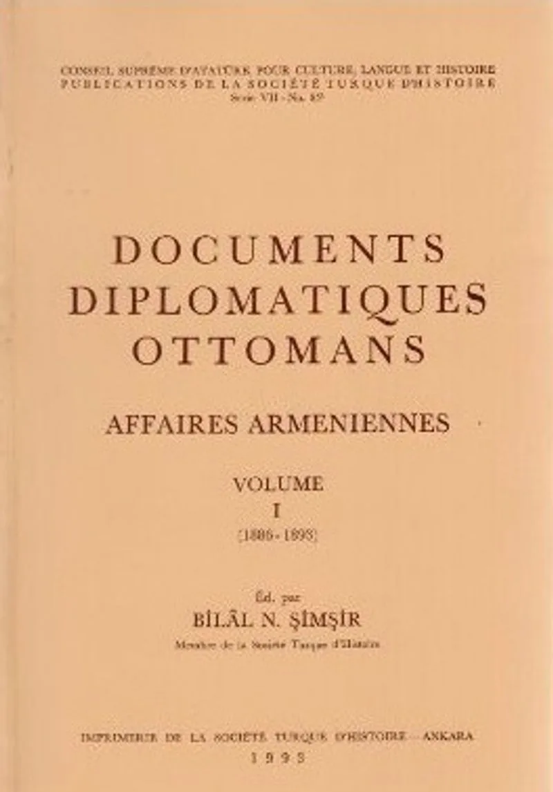 Documents Diplomatiques Ottomans (I Volume)