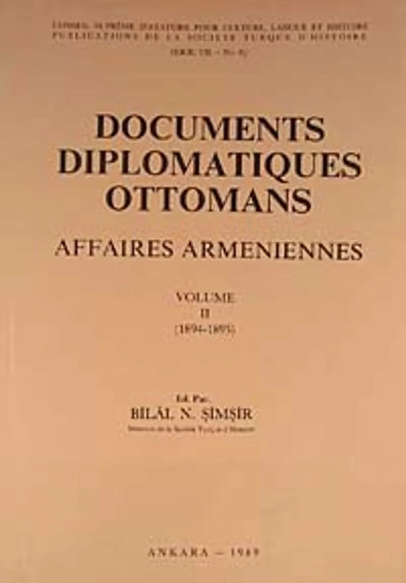 Documents Diplomatiques Ottomans (II.Volume)